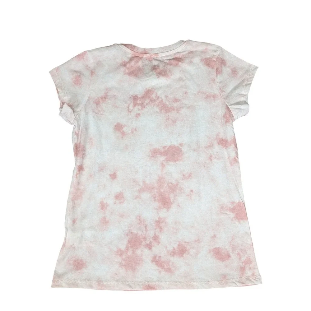 Disney Pixar Turning Red Girls XL 14/16 Pink Tie Dye Graphic T-Shirt NWT